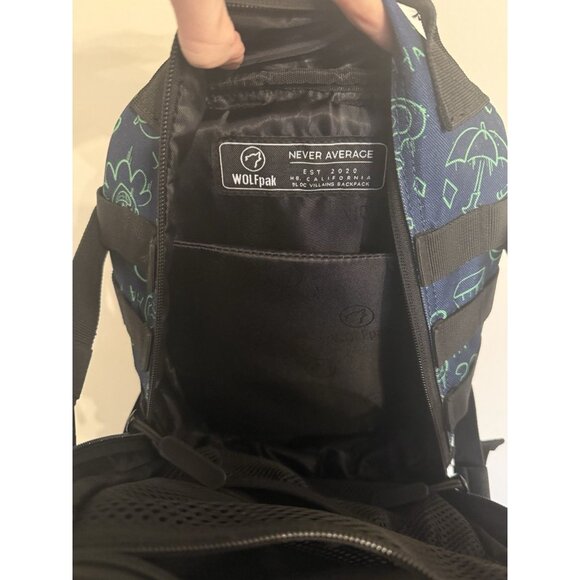 WolfPACK 9L Mini DC Villain Batman Backpack blue and green - Picture 6 of 7